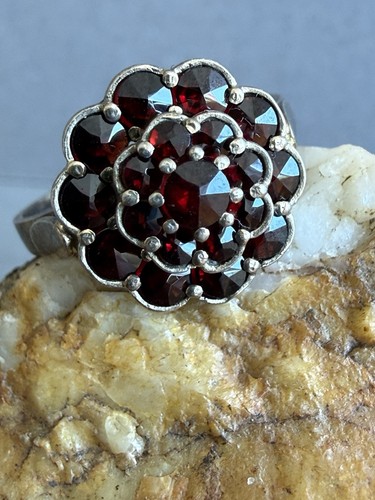 Vintage 900 silber granat - vintage,