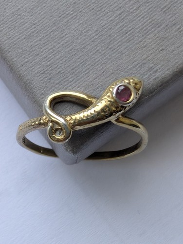 Antike schlange ring 925 - antike,