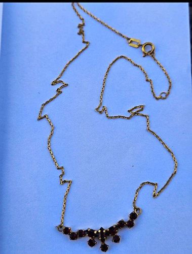 Karat gelbgold halskette - gelbgold,