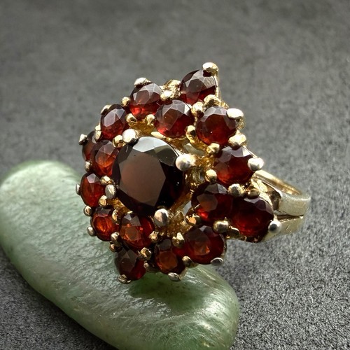 Vintage ring silber vergoldet - silber,