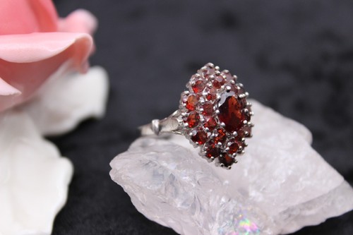 Antiker silberring damenring - silberring,
