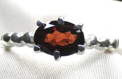 Granat ring 925 - ring, silber