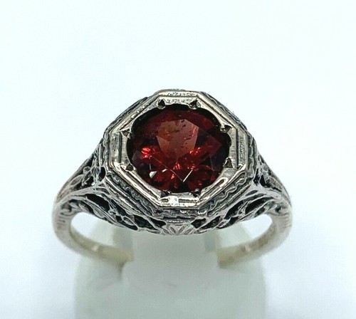 Granat ring 925 silber - ring,
