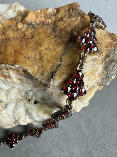 Böhmisches granat armband - böhmisches,