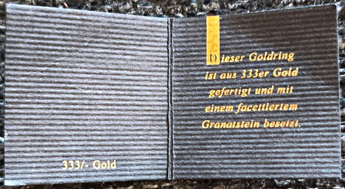 Tcm ring 333er - gelbgold, mit