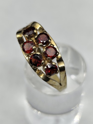Vintage damen ring mit - ring, rote