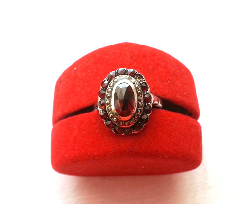 Antiker silberring mit - silberring,