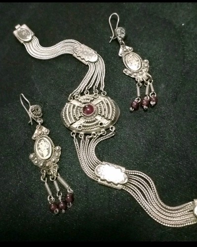 Antikes silber schmuckset - antikes, silber-schmuckset