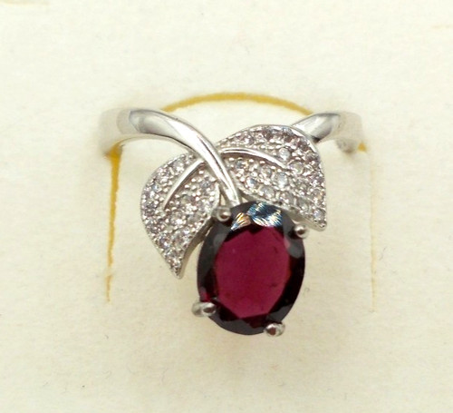 Granat ring sterlingsilber - granat, ring,
