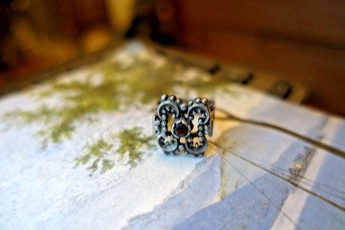 Ring silber antik mit - silber,