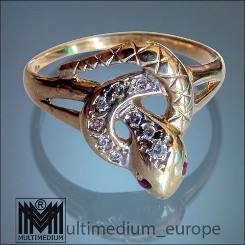 Vintage schlangenring 333 - schlangenring, 8k