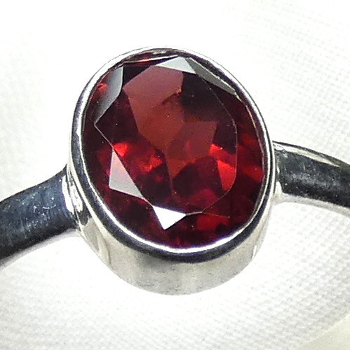 Granat ring 925 - ❤️,