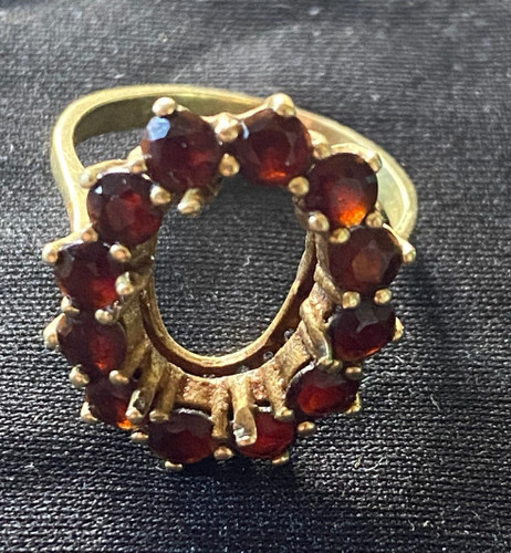 Vintage granat ring - vintage,