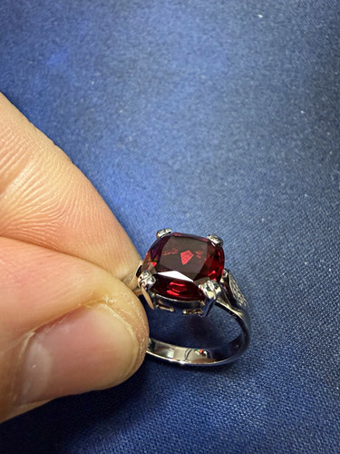 585er weißgold ring mit - weißgold,