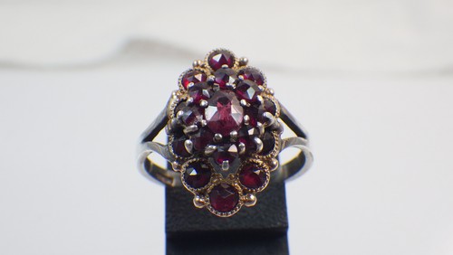 Schöner granat ring 585 - schöner,