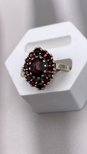 Vintage granatschmuck ring - vintage,
