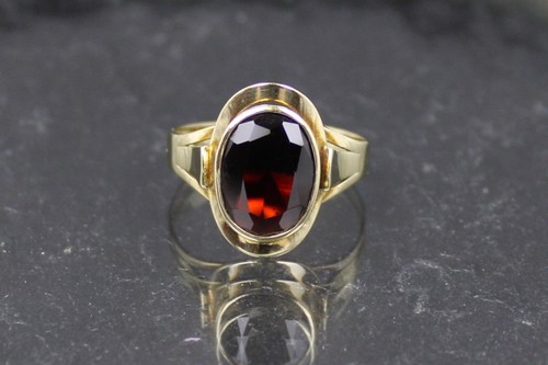 Granatring granat goldring - granatring,, granat-goldring